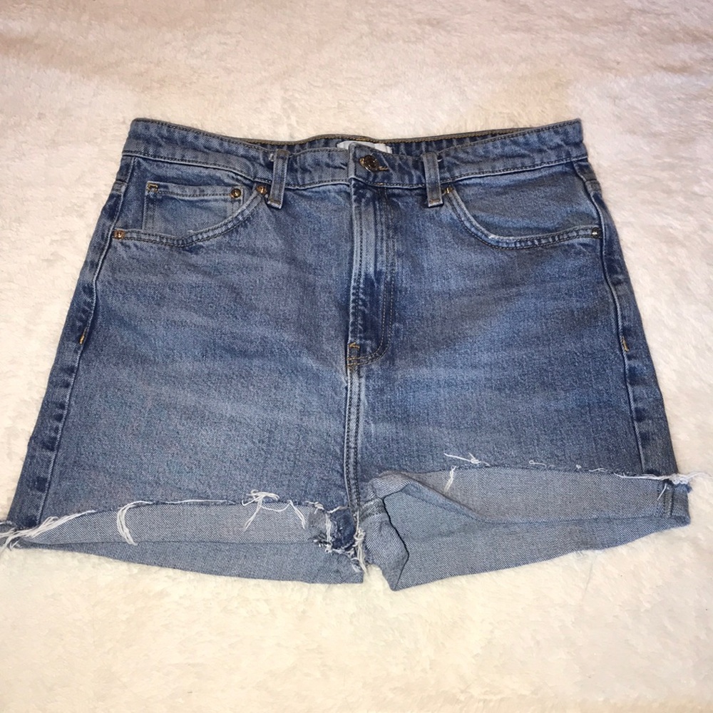 High Waisted Jean Shorts